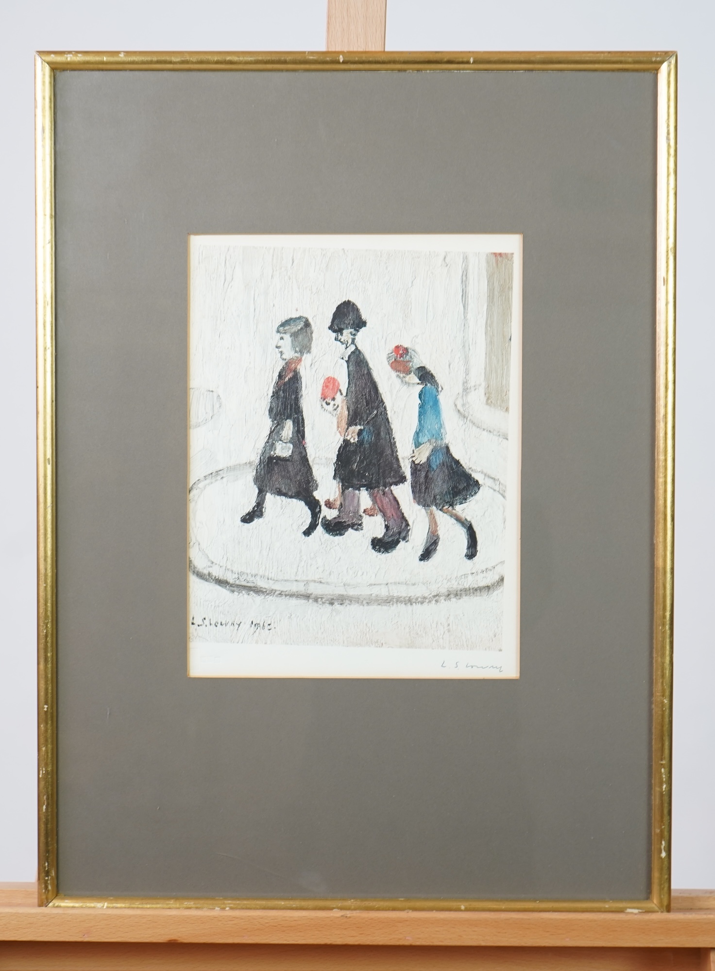 Laurence Stephen Lowry RBA, RA, 1887-1976, 'The Family'